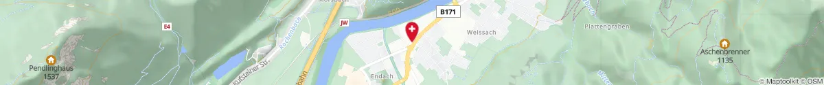 Kartendarstellung des Standorts für Bären Apotheke in 6330 Kufstein